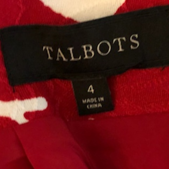 Rose Silhouette Jacquard Pencil Skirt by Talbots - Picture 5 of 5